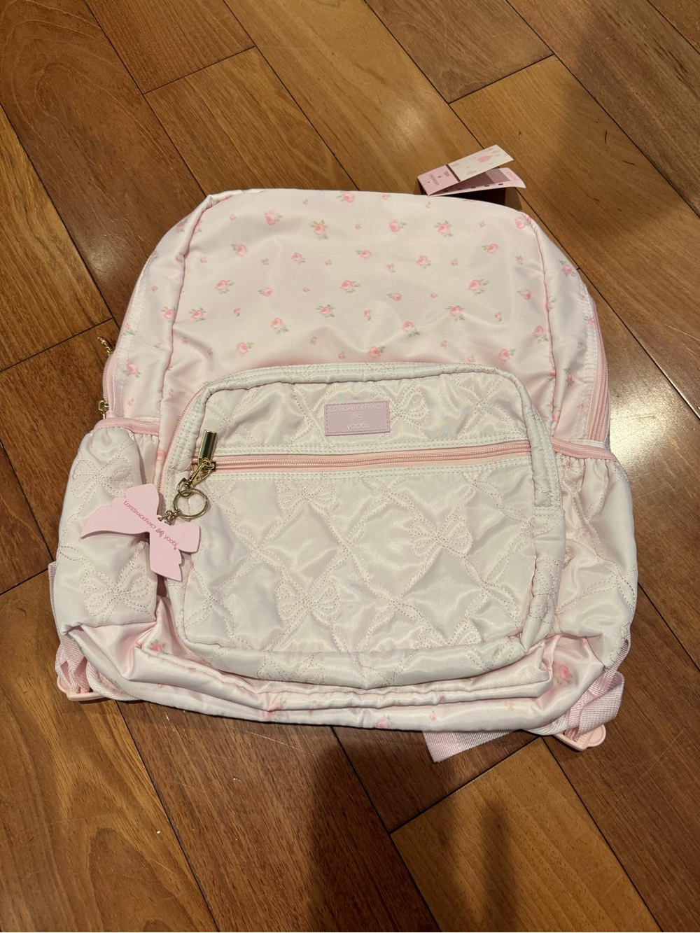 Kids Pink Quilted Bow Backpack Loveshack Fancy x Target